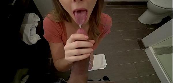  Emily Addison sucking stepsons dick on the spot to keep her secrets
